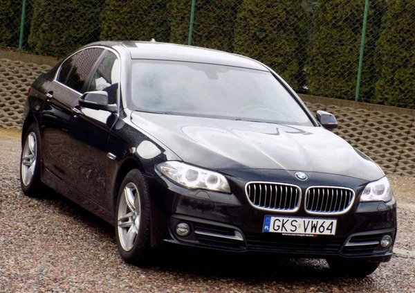 BMW Seria 5 cena 62999 przebieg: 195000, rok produkcji 2014 z Zakliczyn małe 379